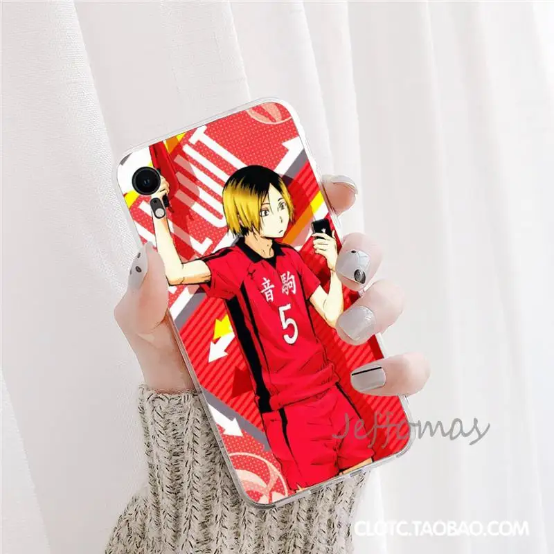 

Anime Kenma Kozume Of Haikyuu Phone Case for iPhone 11 12 mini pro XS MAX 8 7 6 6S Plus X 5S SE 2020 XR