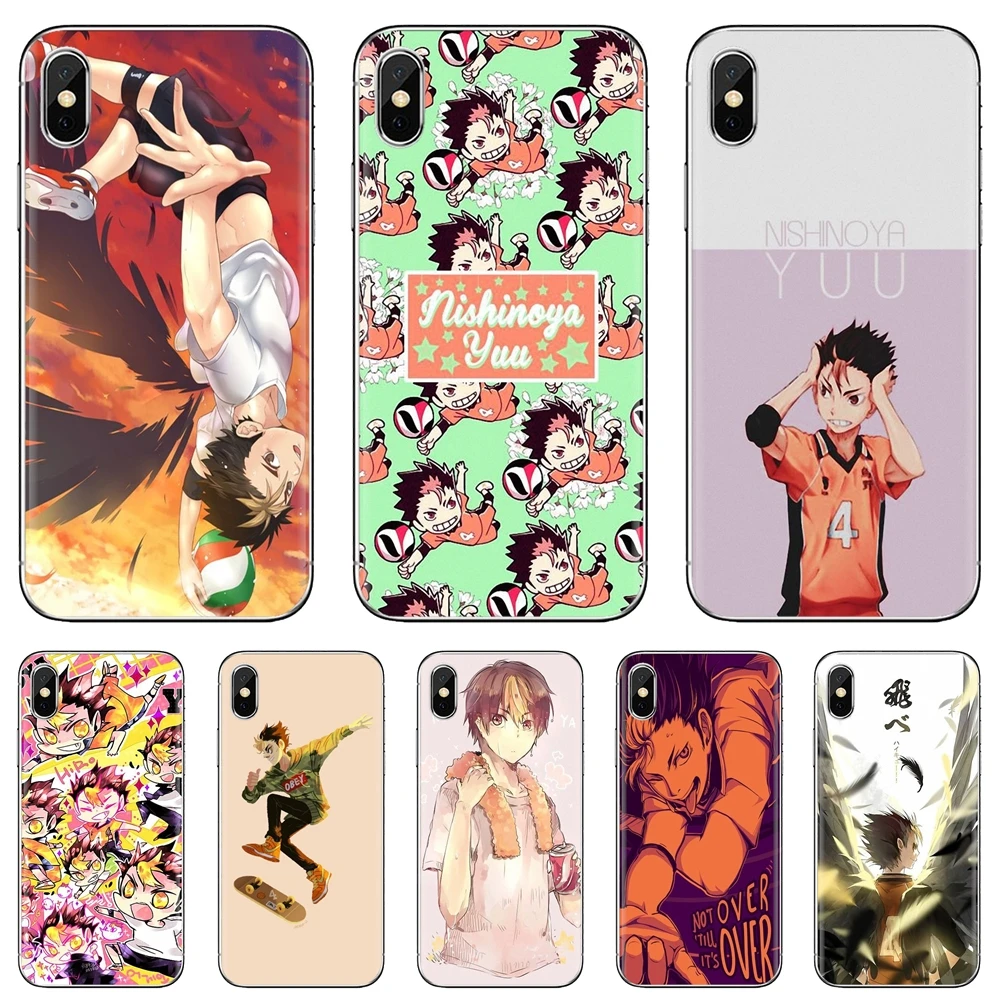 Силиконовый чехол для Samsung Galaxy A10 A30 A40 A50 A60 A70 S6 Active Note 10 Plus Edge M30 Karasuno High nissinoya Yuu Haikyuu |