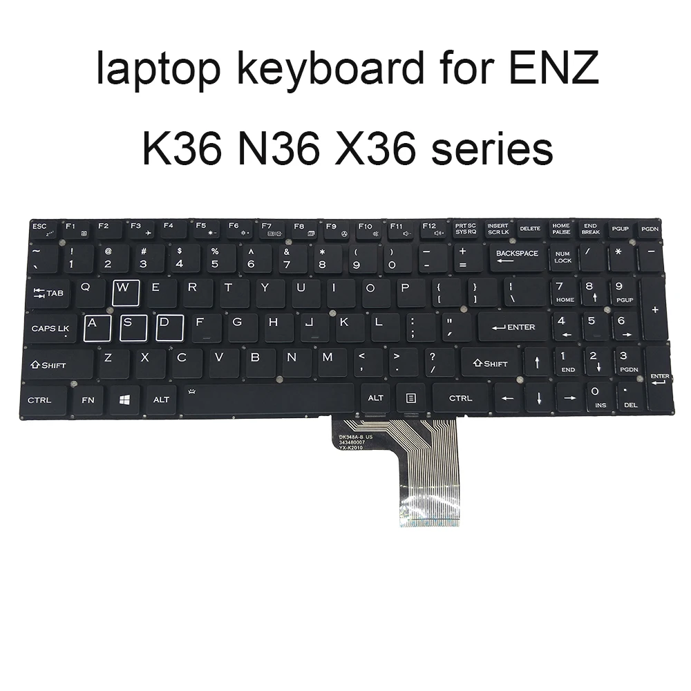 343480007 Сменные клавиатуры K36 X36 для ENZ Gamebook N36 GB 15X36 15N36 X36A K36A американский английский