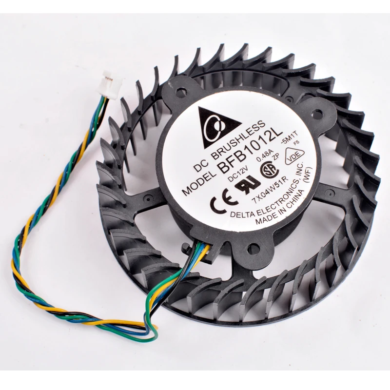 Вентилятор охлаждения графической карты BFB1012L Zotac N8800 8600GT 12 В 0.48A