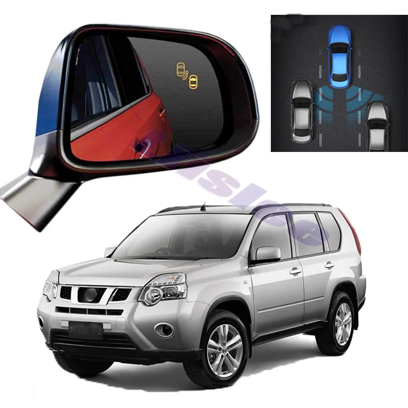 Зеркало обнаружения авто BSM BSD BSA антирадар для Nissan X Trail T31 2007 2009 2011 2013|Датчики