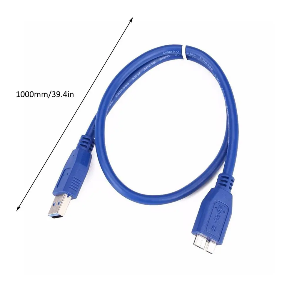 USB 3 0 A к Micro B кабель для WD Sea gate Samsung внешний жесткий диск имеет значение в синий 1
