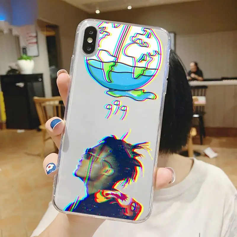 

American rapper Juice World Phone Case Transparent for iPhone 6 7 8 11 12 s mini pro X XS XR MAX Plus