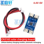 CN3163 Солнечная зарядная плата, модуль зарядки литиевой батареи, солнечная плата, зарядка 4,4-6 в, Автоматическая перезарядка