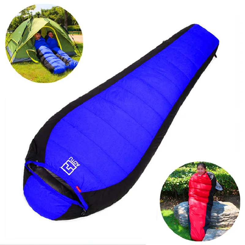 

2300g пуховый спальный мешок Внешний единичный рекламно-информационный материал осень-зима могут быть сшиты спальный мешок из утиного пуха м...