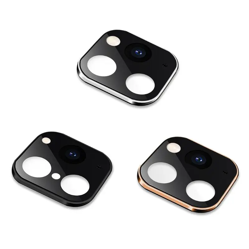 Металлический чехол для объектива камеры iphone X XS Max Seconds изменить iPhone 11 Pro |