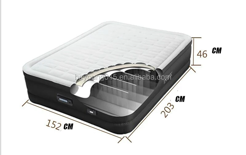 

Intex Airbeds Bedroom Type Air Furniture Deluxe Queen Size Air Mattress Flocked Inflatable Beds With Built In Pump,220-240V