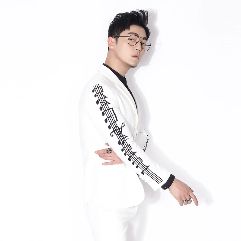 Мужской Блейзер Homme Stagewear костюм для сцены мужской пиджак Terno Masculino с вышивкой