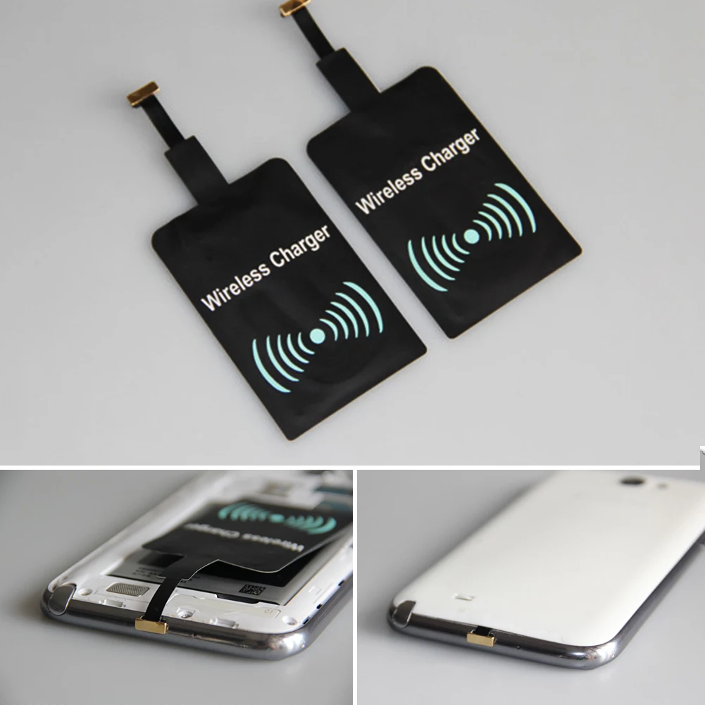 Тип C Qi портативный универсальный коврик Мобильный телефон Micro USB умный адаптер
