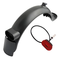 rear skateboard tire mudguard fender guard bracket hook taillight for xiaomi m365 pro electric scooter accessories