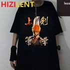 Забавная аниме футболка отбеливатель Ichigo, мужская повседневная футболка, манга, унисекс, Японская уличная одежда, футболка в стиле Харадзюку, косплей y2k, одежда для пар