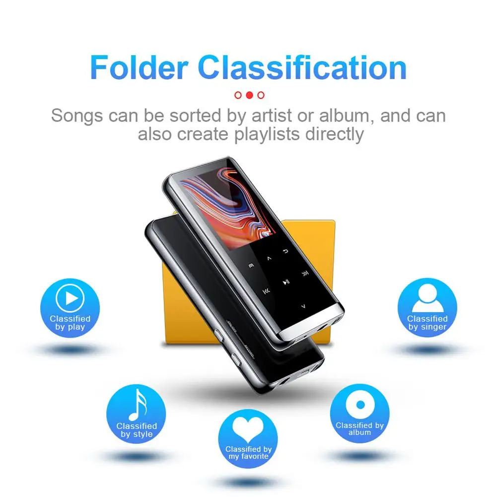 M13 MP3 Bluetooth-совместимый плеер Mini MP4 без потерь Hifi музыка Mp5 Mp6 с 3 5 мм 1 8 дюймовый Tft