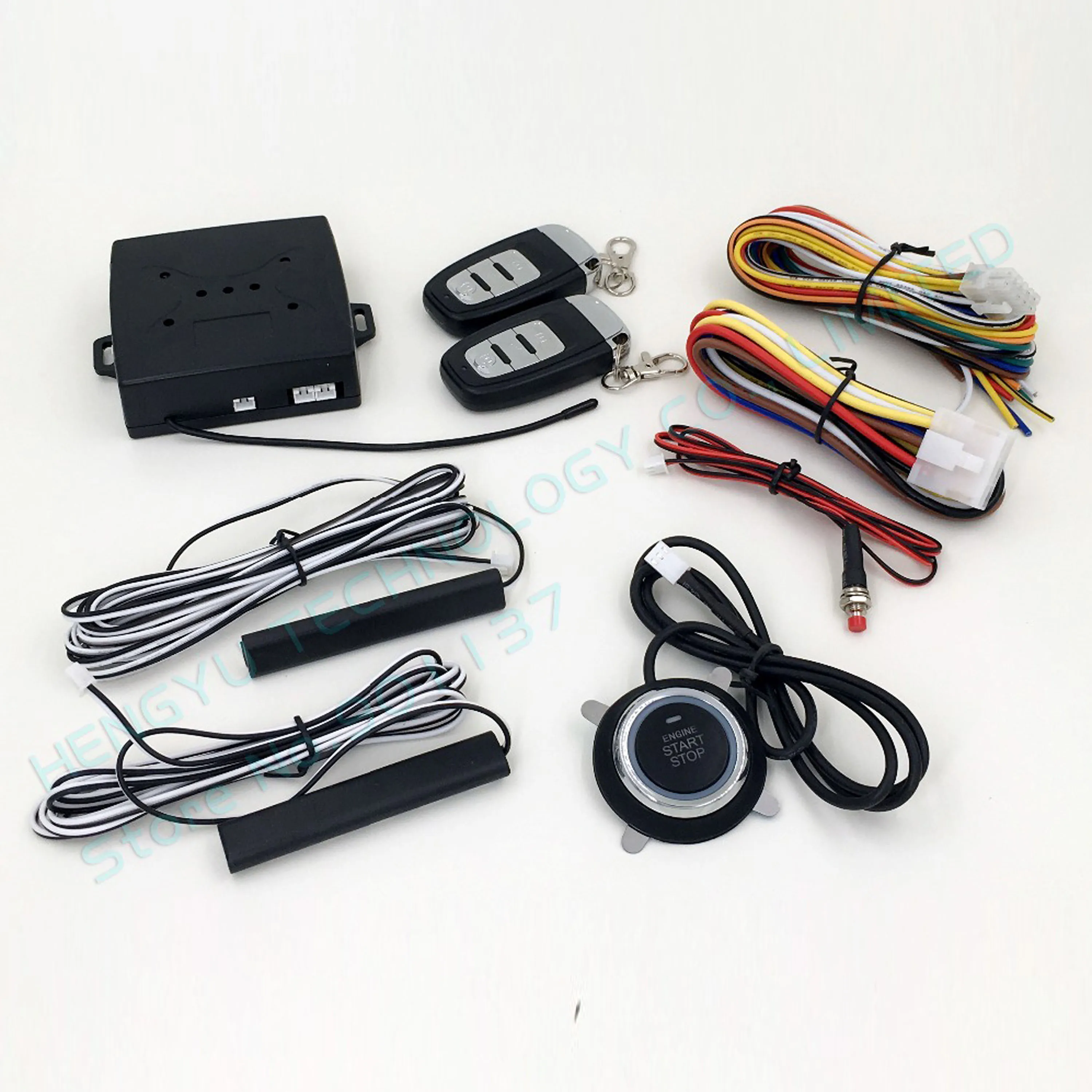 PKE Автомобильная сигнализация с функцией запуска зажигания функция