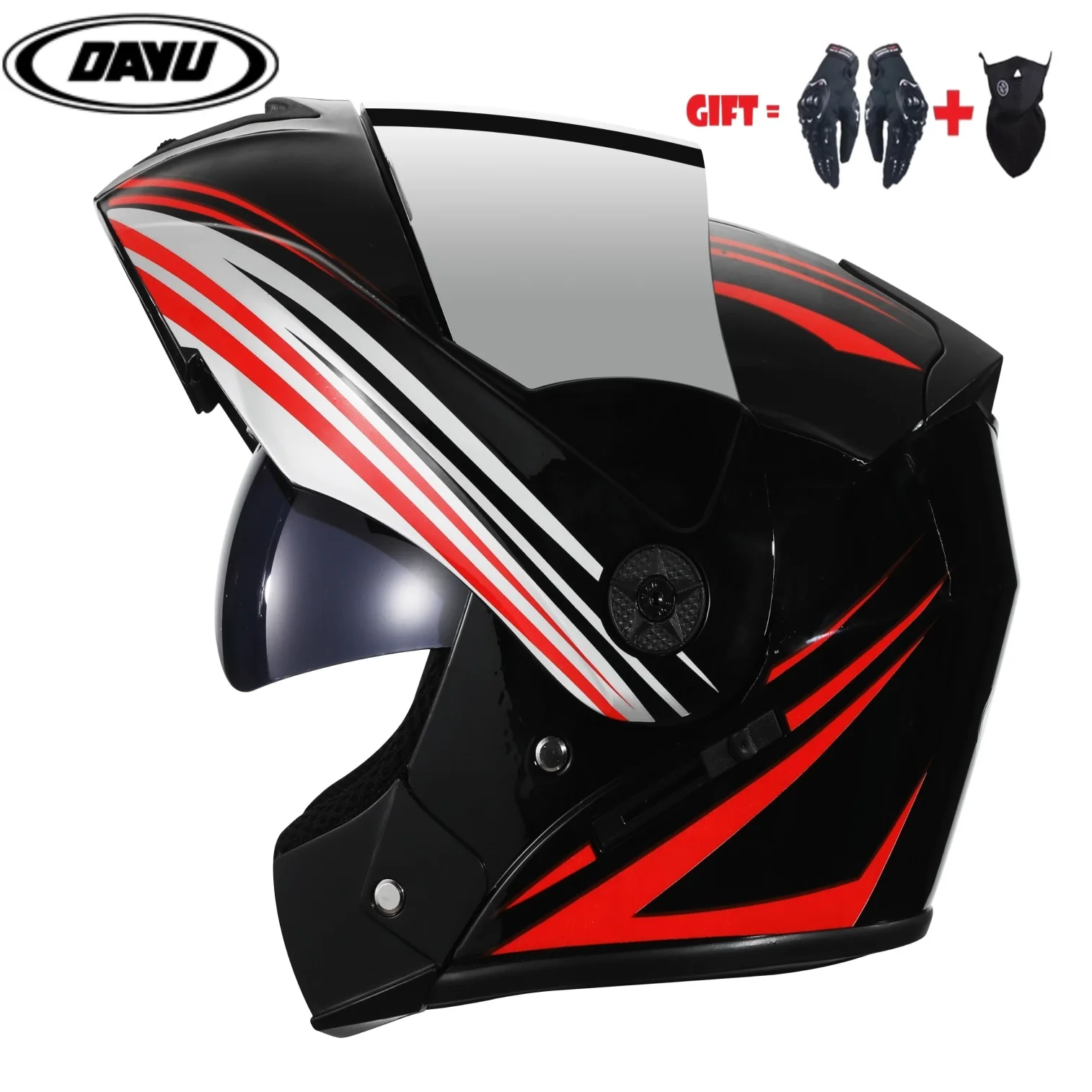 

Flip up Motorcycle Helmet Modular Dual Visors Full Face Open Helmets motocross Helmet casque casco Moto capacete dirt bike kask