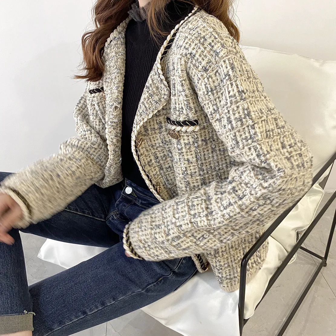 2022 женские толстые специальные пряжи из мохера трех цветов которые приходят в