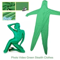 green screen suit stretchy skin suit video body halloween tight suit party
