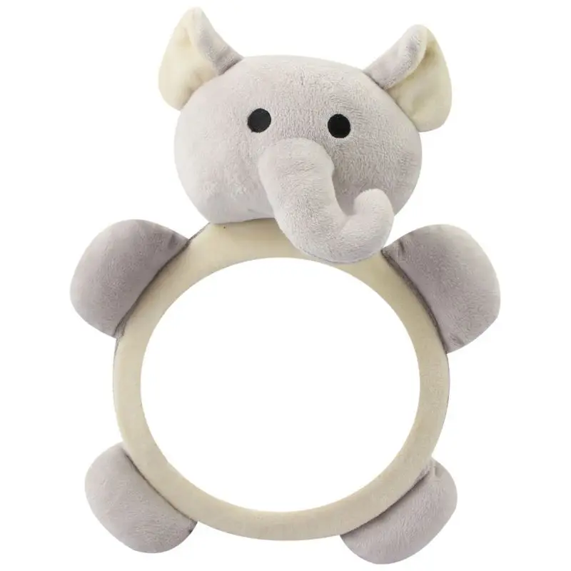 

New Hot Sale Plush Animal Mirror Safety Seat Rear Facing View Mirror Child Observation Shatterproof Drop