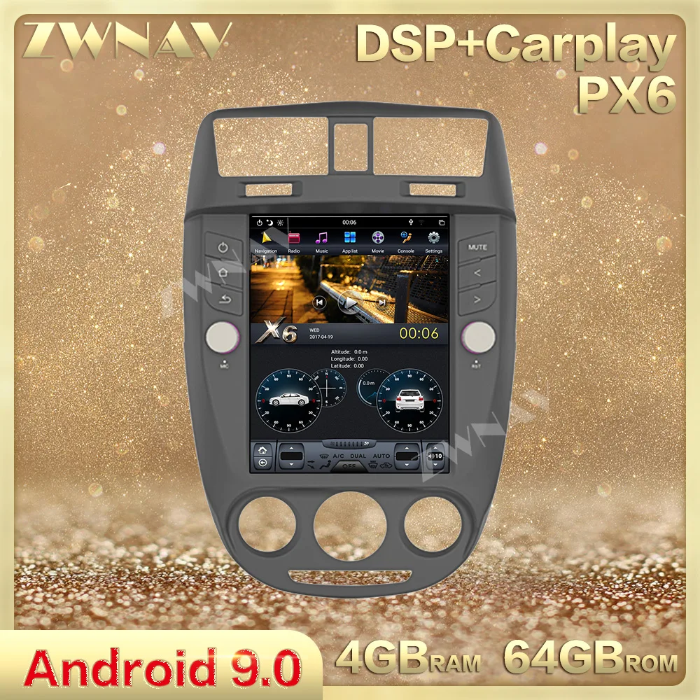 

DSP Carplay vertical Tesla screen Android 9.0 Car Multimedia Player For Buick Excelle 2008-2015 GPS Radio Audio stereo head unit