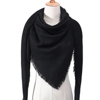 2021 cashmere scarf for women autumn winter shawls wraps neck warm headscarf blanket triangel pashmina bandana foulard femee