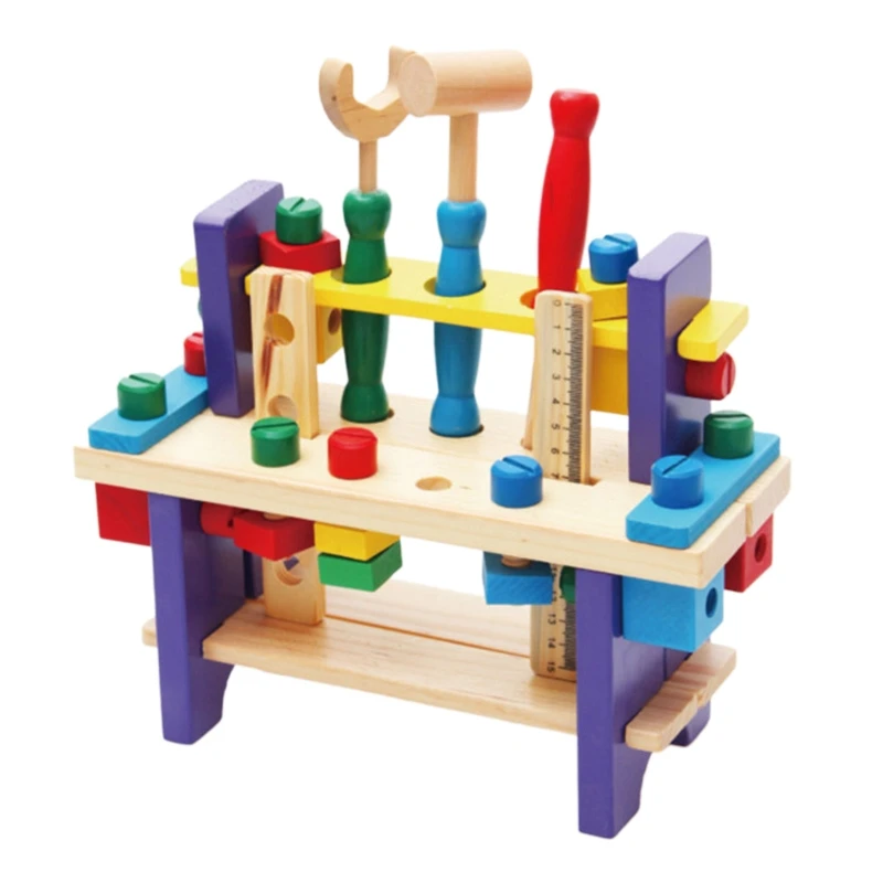 

Детский верстак «сделай сам», инструмент, игрушка, обучающая игрушка, 3D головоломка, развивающий Столярный инструмент для развития мозга, н...