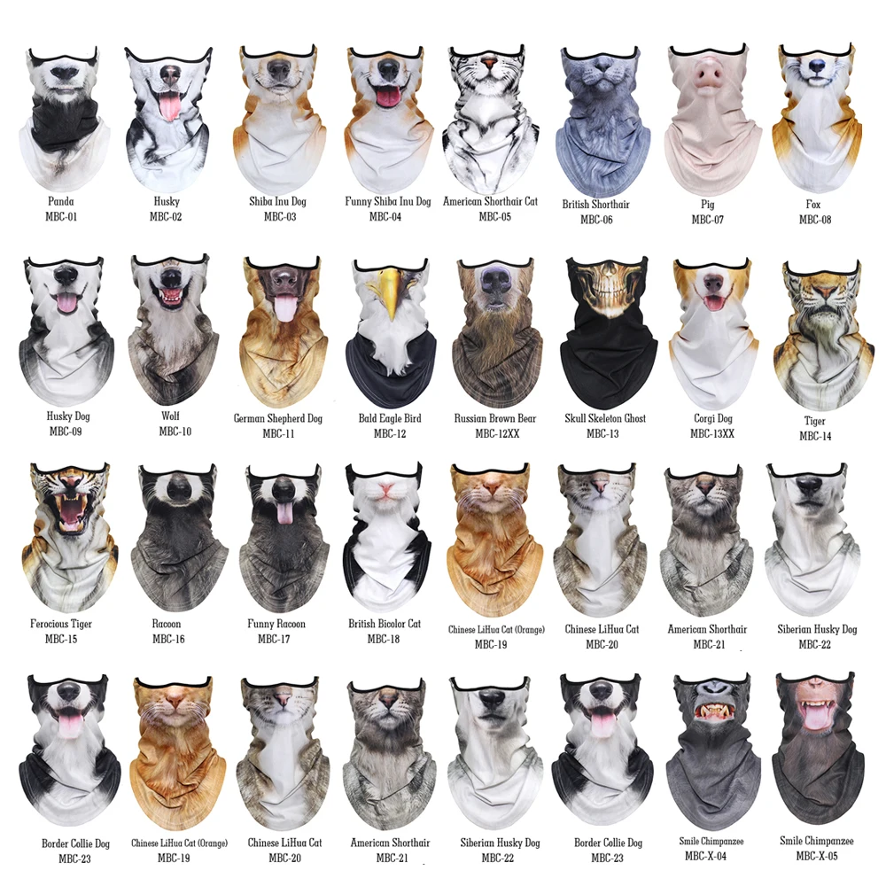 Сумка с изображением кошки собаки маска для лица зимний флисовый теплый бандана