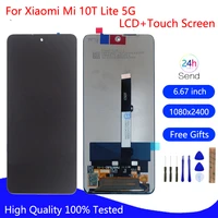 original for xiaomi mi 10t lite 5g lcd display touch screen for xiaomi mi 10t lite m2007j17g lcd display phone parts 6 67