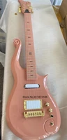 prince cloud electric guitar cnc made body 22f bobble style gold hardware pink gloss finish left handed available in stock