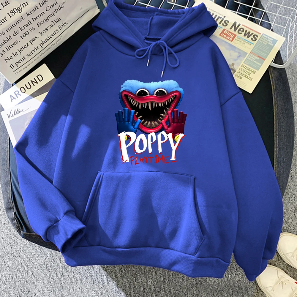 

Anime Poppy Playtime Hoodie Game Women Streetwear Huggy Wuggy Hoodies Harajuku Game Men Sweatshirt Japanese Hip Hop Clothes Tops