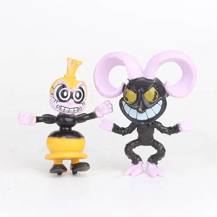 Кукла Cuphead Mughead Ms. Chalice Devil Boss King Dice ПВХ игрушка фигурка Рождественский подарок 12 шт./партия