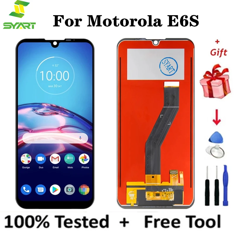 

ЖК-экран для Motorola Moto E6s ЖК-дисплей сенсорный экран дигитайзер сборка для Motorola E6s XT2053 XT2053-2 экран