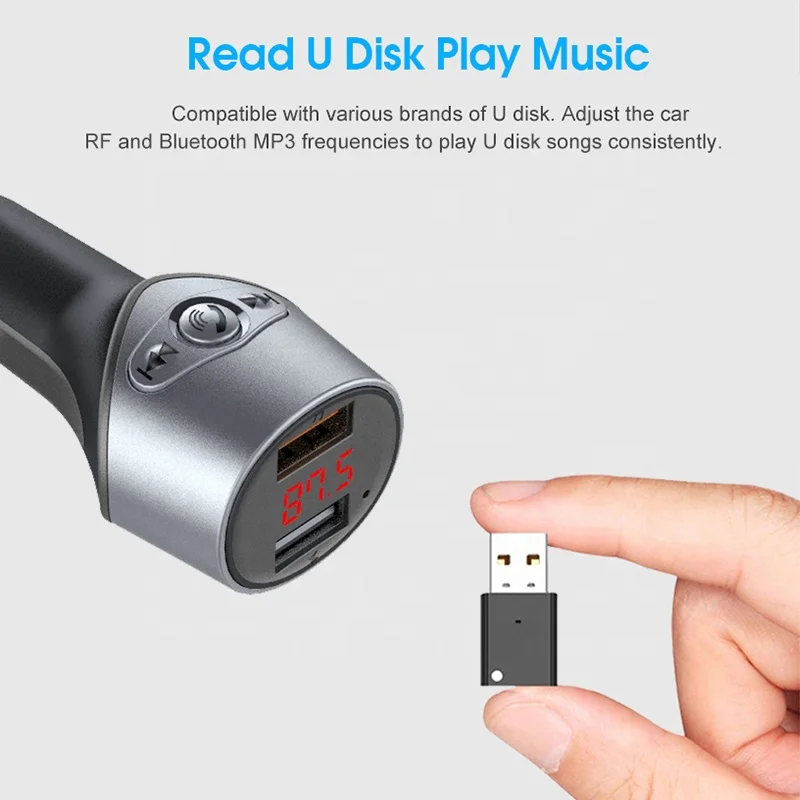 Новинка автомобильное зарядное устройство для телефона 3 1 а Автомобильный MP3