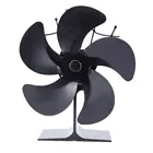 5 лопастей, тепловой вентилятор для печки, деревянная горелка, экологически чистый Тихий Домашний камин, тепловой вентилятор, эффективное распределение тепла