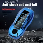 Чехлы для автомобильных ключей, чехол для Porsche Panamera Macan Cayenne Carrera Boxster Cayman 911 970 981 991 918, мягкий ТПУ чехол-держатель для пульта дистанционного управления