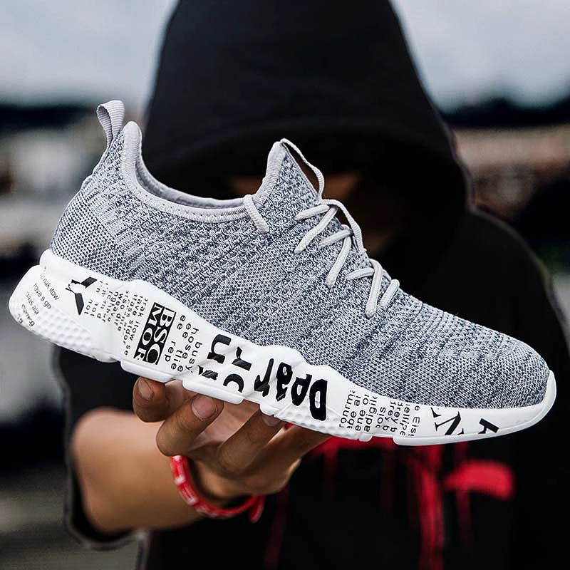 Новинка 2020 мужская обувь кроссовки дышащие легкие повседневная на шнуровке