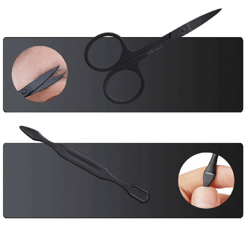 7 шт набор комплект ножниц для маникюра и педикюра Портативный путешествия