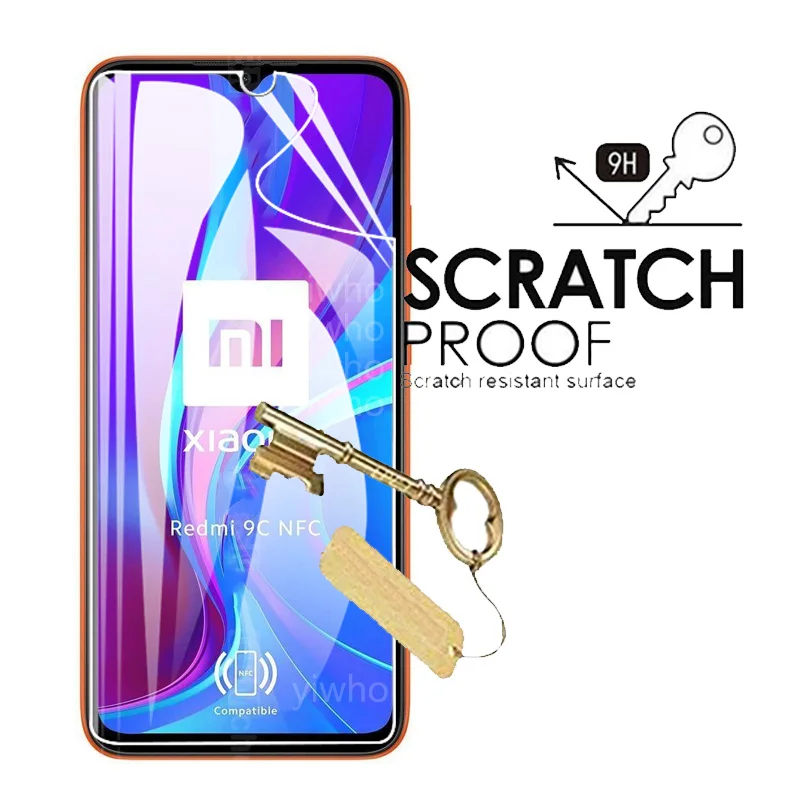 9999d soft hydrogel film screen protector for xiaomi redmi 9c nfc redmi note 9 pro max 9s 8t 9 8 9a 9cnfc tempered glass camera free global shipping