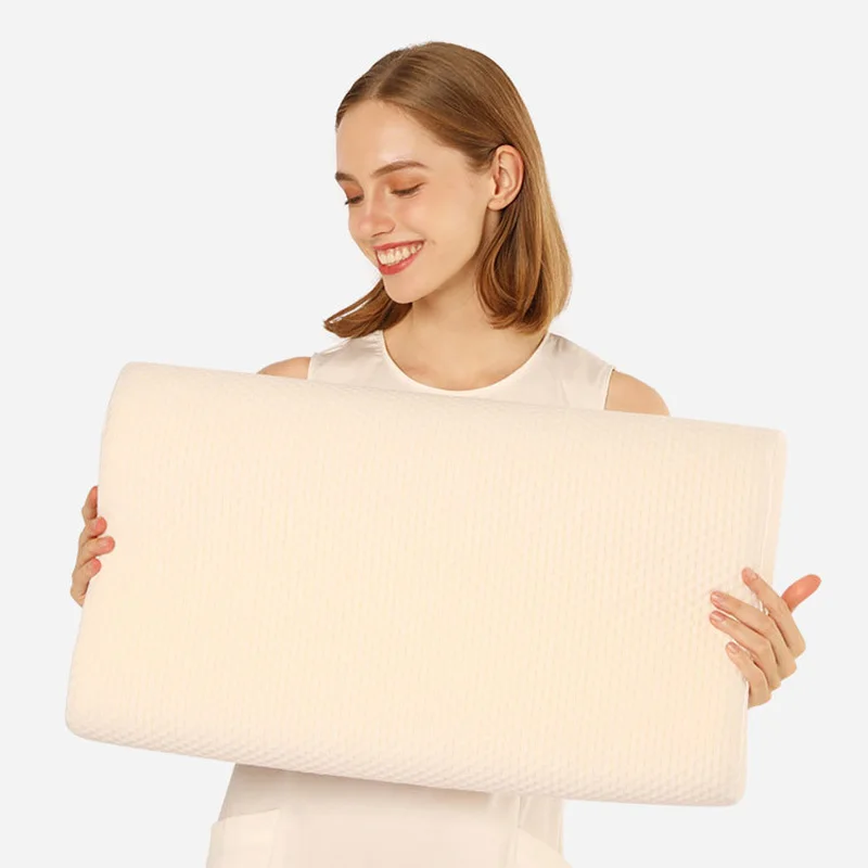 

Cianlsria Neck Protection Slow Rebound Shaped Memory Foam Bedding Pillow Soft Comfortable Wave Pillow 630*340mm