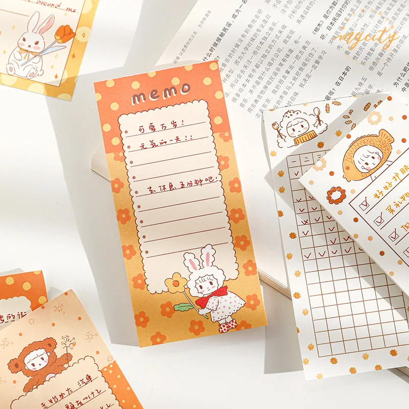 1 компл./лот бумага из блакнота для бумаги заметок на клейкой основе с рисунком