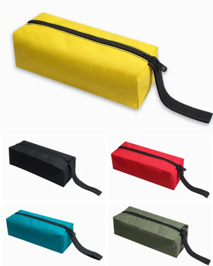 

1pcs Hand Tool Bag Small Screws Nails Drill Bit Metal Parts Tools Bag Waterproof Canvas Instrument Case Organizer