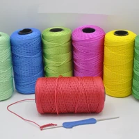 crochect ice silk polypropylene nylon thread rope stitch knitting weaving plastic sheet thread cord yarn to hook hat bag carpet