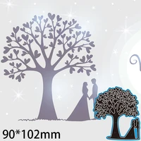 90102mm couple under the love tree metal cutting dies craft embossing scrapbooking paper craft greeting card