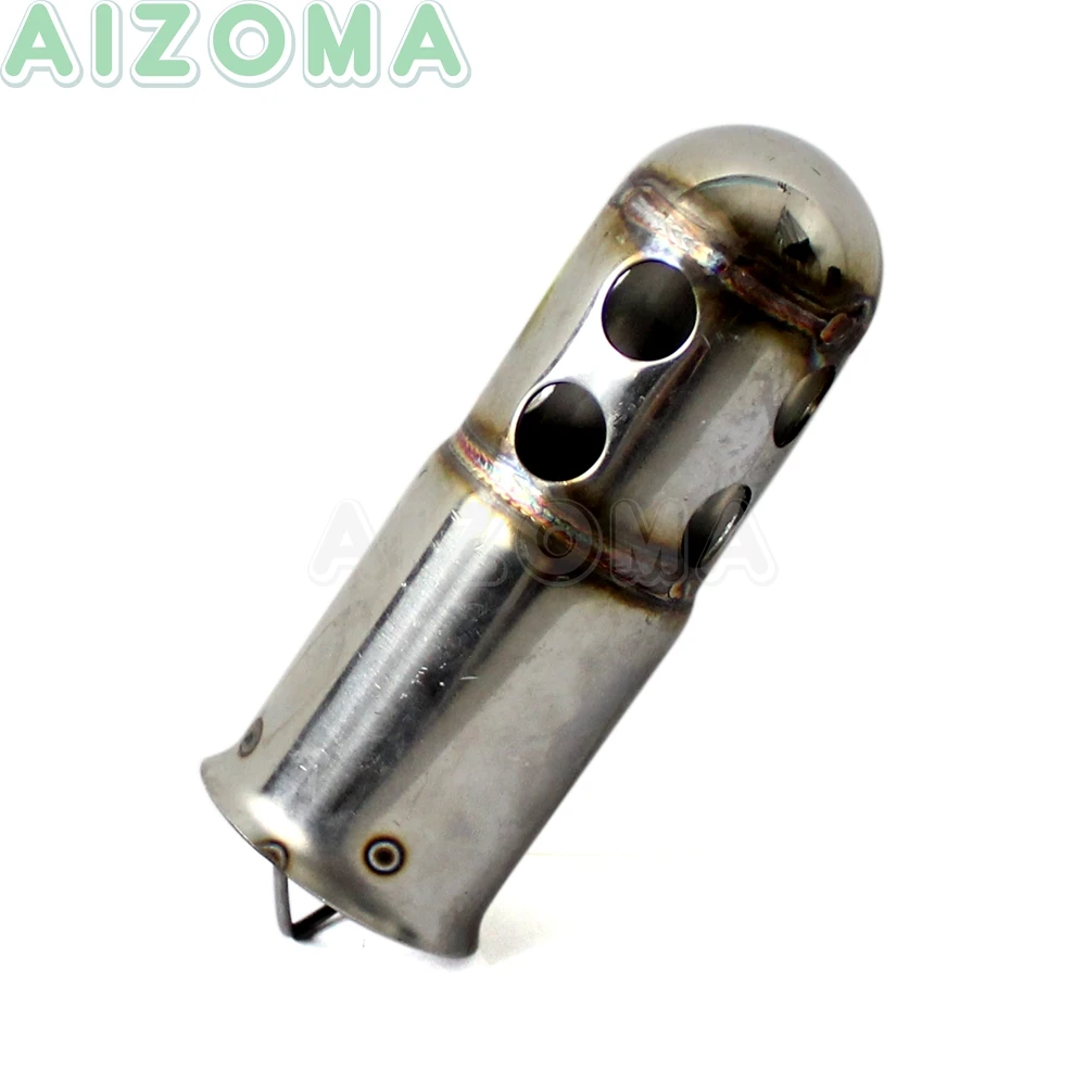 Универсальный Fit 51 мм Глушитель вставки дефлектор дБ убийца Хром выхлопной Хвост