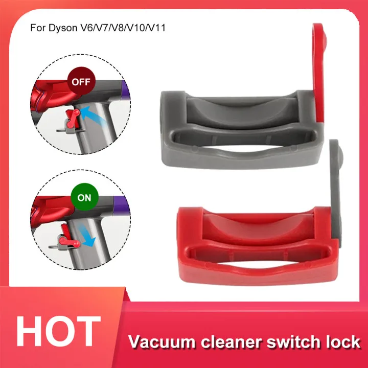 

Кнопка включения/выключения блокировки, контрольный зажим совместима с пылесосами Dyson V6/V7/V8 // V8 Slim/V10/V11