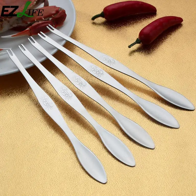 1 шт. Сталь когти есть инструмент для разделывания краба морепродукты контактный