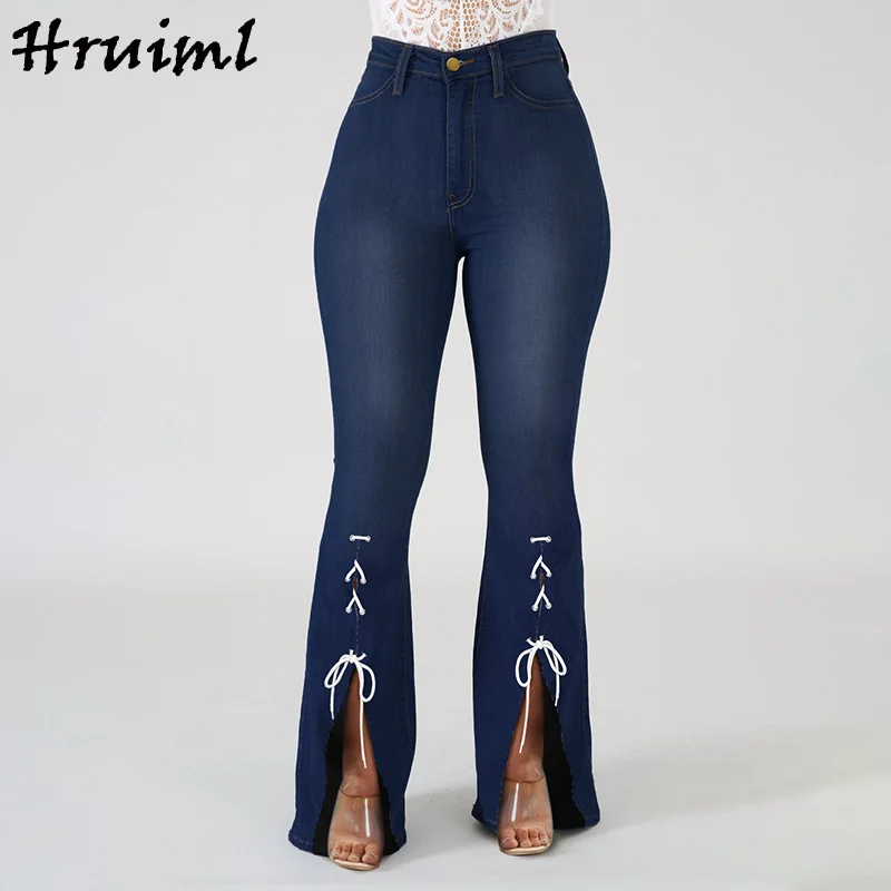 

Pants for Women Ladies Free Shipping Long Pant 2021 High Waist Solid Color Casual Wide Leg Pants Streetwear Criss-cross Lace-up