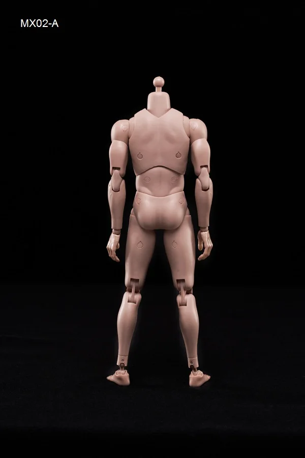 

MX02-AB 1/6 Scale Muscle Man Male Flexible Body 2.0 Nude Narrow Shoulders With Neck 12'' Figure Doll Toy Accessories