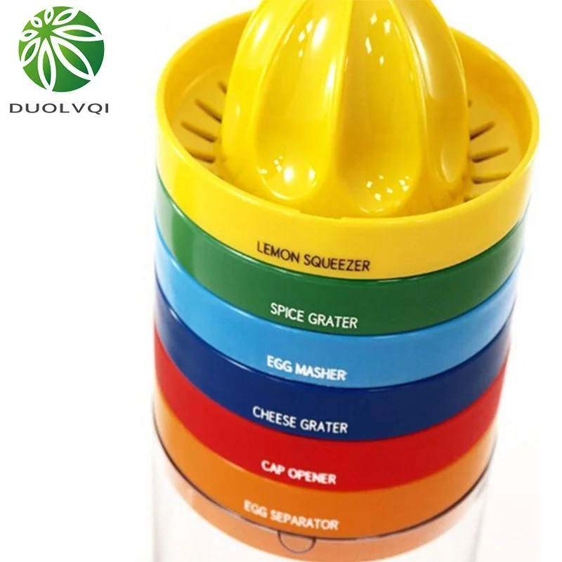 Duolvqi 8 Функция в 1 Овощи Фрукты Slicer бутылка нескольких al воронкообразный нож терка