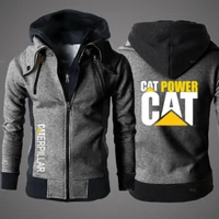 new cat caterpillar tractor mens clothing sweatshirts male jackets fleece warm hoodies quality sportswear harajuku outwear
