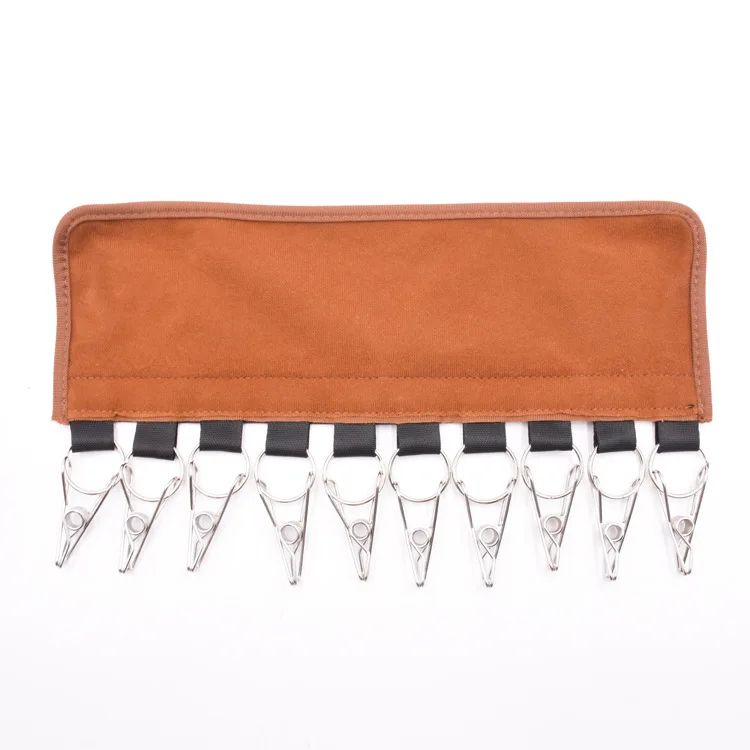 

10 Clips Portable Fabric Hangers Travel Trip Folding Clothes Clips Bathroom Folding Clothes Hat Clip