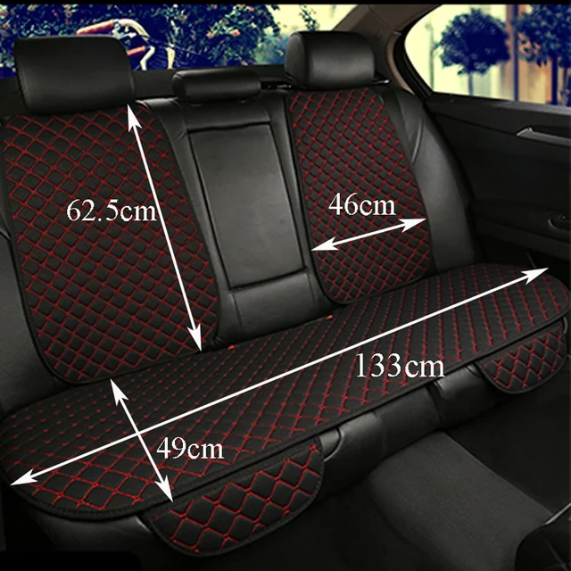 Large Size Flax Car Seat Cover Protector Linen Front or Rear Seat Back Cushion Pad Mat Backrest for Auto Interior Truck Suv Van 8